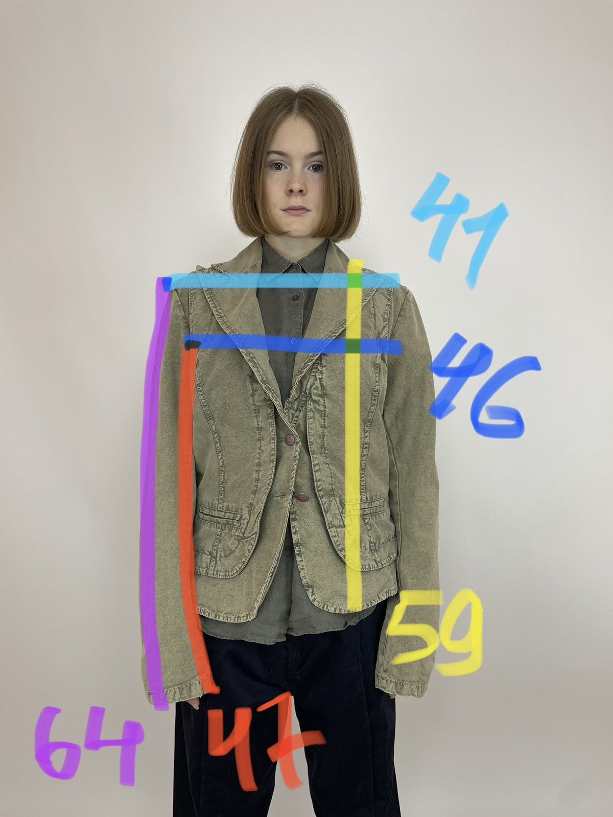 Vintage KOR@KOR Waded Vintage Blazer jacket Womens size 46 Size L / US 10 / IT 46 - 15 Thumbnail