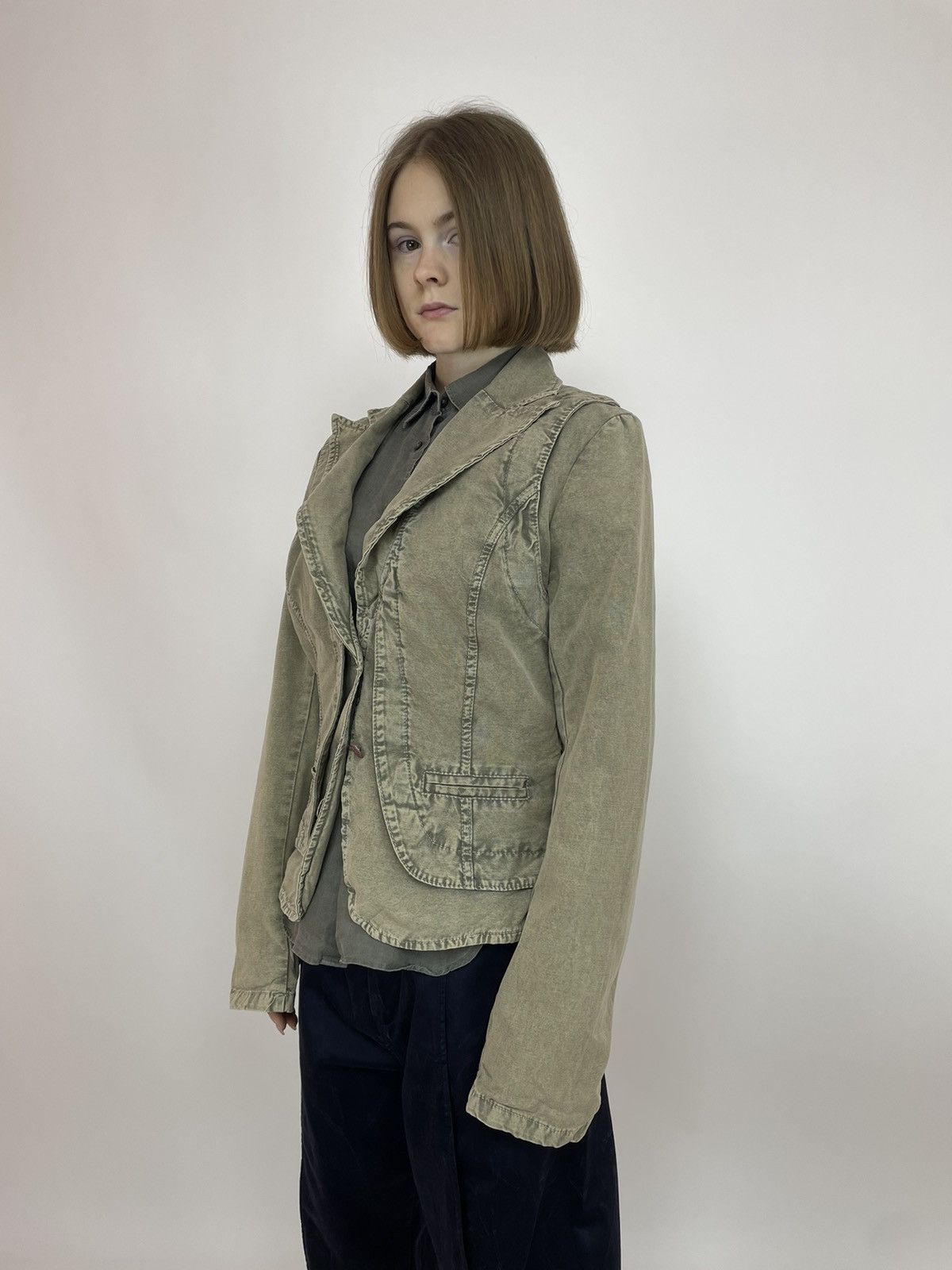 Vintage KOR@KOR Waded Vintage Blazer jacket Womens size 46 Size L / US 10 / IT 46 - 3 Thumbnail