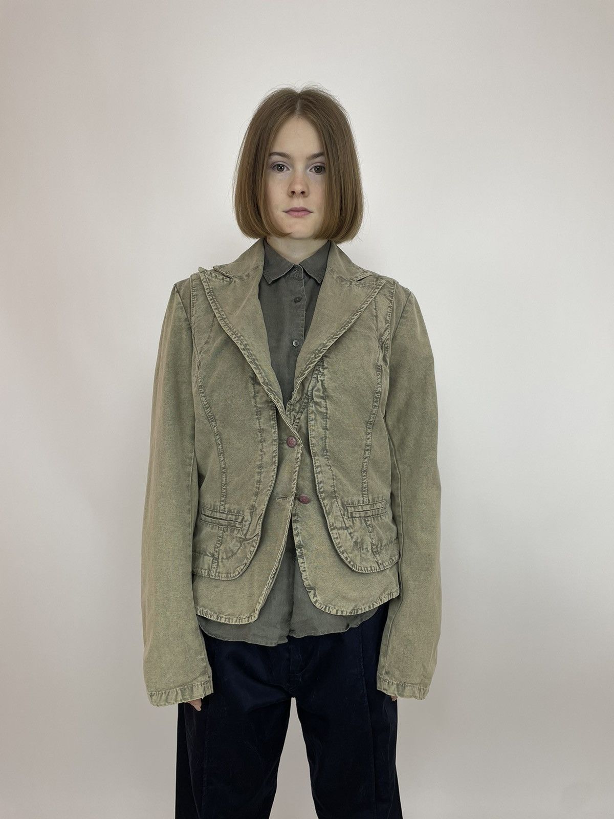 Vintage KOR@KOR Waded Vintage Blazer jacket Womens size 46 Size L / US 10 / IT 46 - 1 Thumbnail