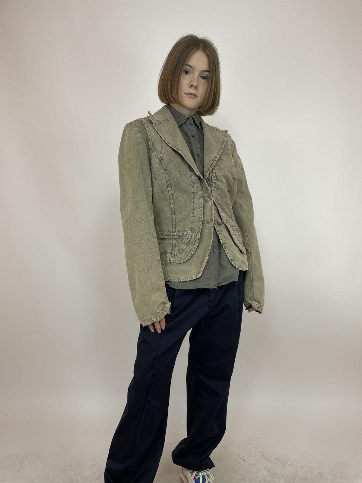 Vintage KOR@KOR Waded Vintage Blazer jacket Womens size 46 Size L / US 10 / IT 46 - 7 Thumbnail