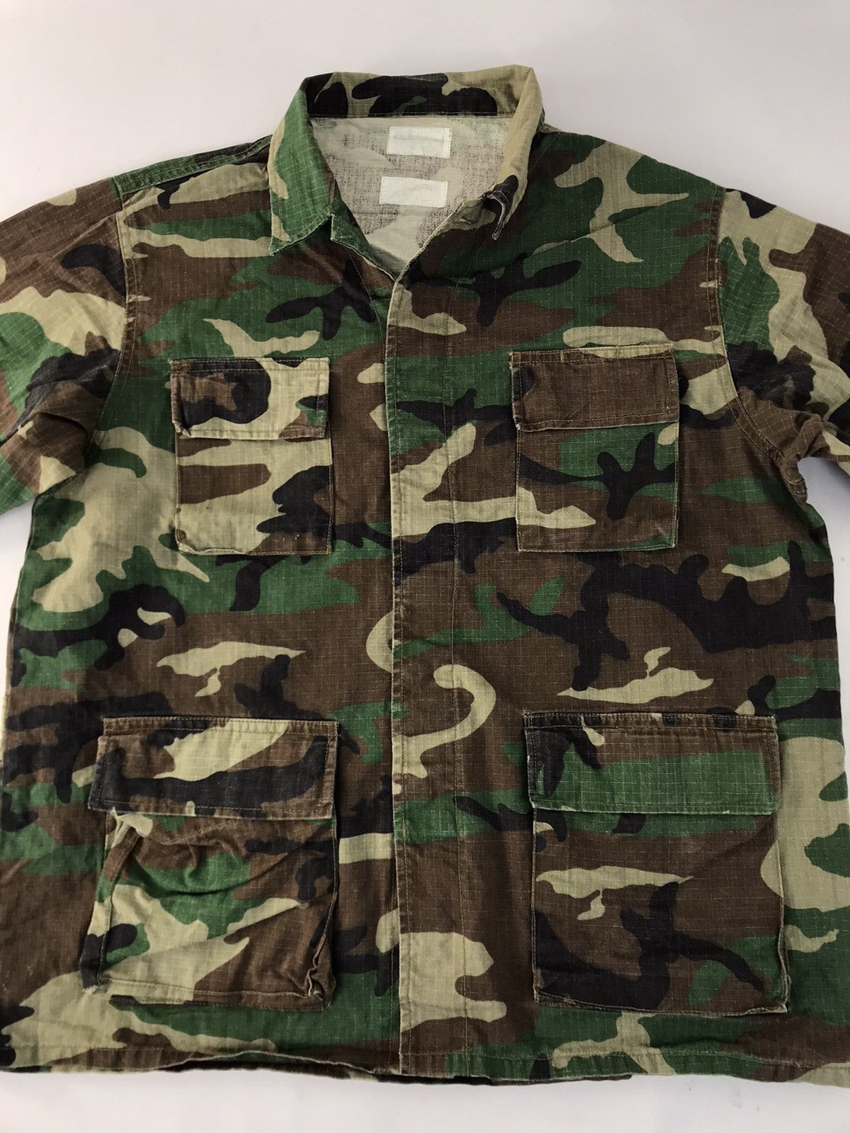 Uniform Wares 90s Combat Army Uniform Button Up Shirt Jacket Multi Pockets Size US XL / EU 56 / 4 - 3 Thumbnail