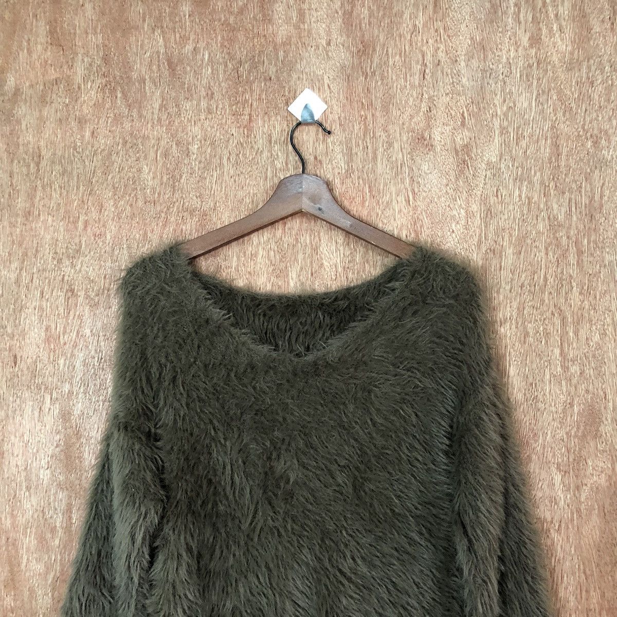 Japanese Brand Azul Shag Shaggy soft Fur Mohair Knitwear #6461 Size S / US 4 / IT 40 - 2 Thumbnail