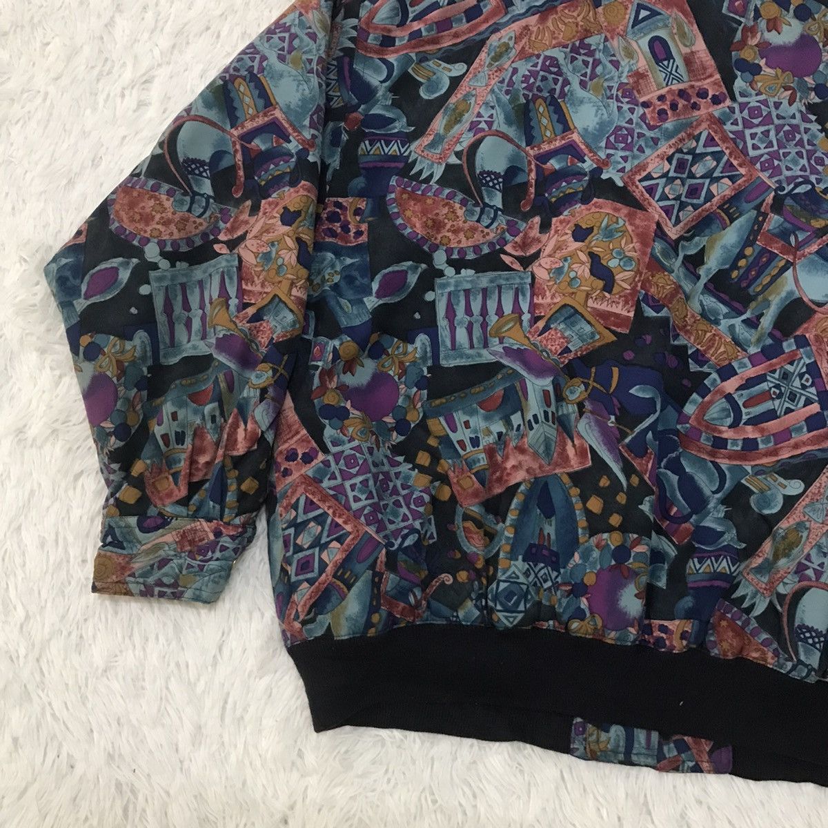 Japanese Brand Crazy Doll Full Printed Cozy Art Jacket Size US M / EU 48-50 / 2 - 8 Thumbnail