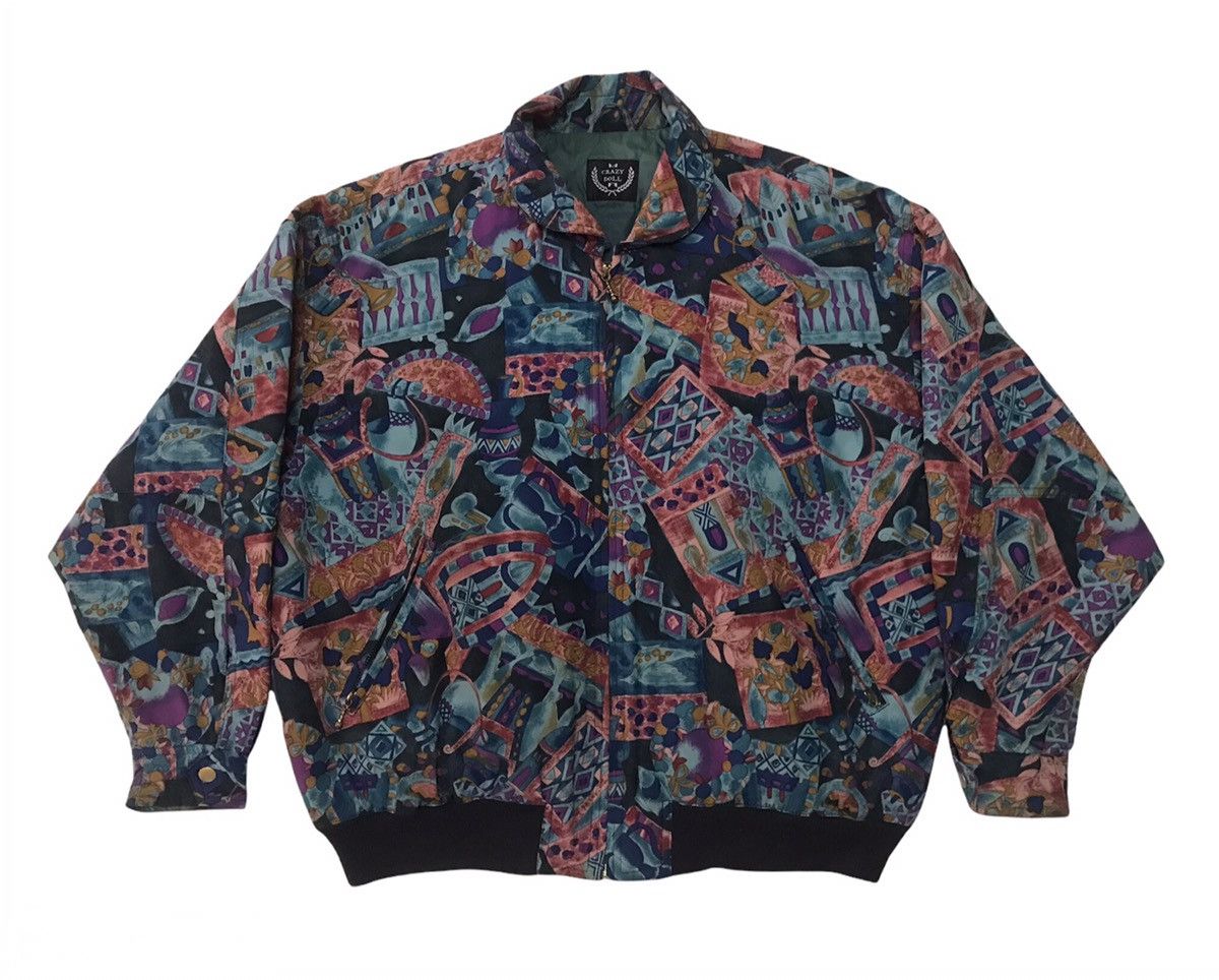 Japanese Brand Crazy Doll Full Printed Cozy Art Jacket Size US M / EU 48-50 / 2 - 1 Thumbnail