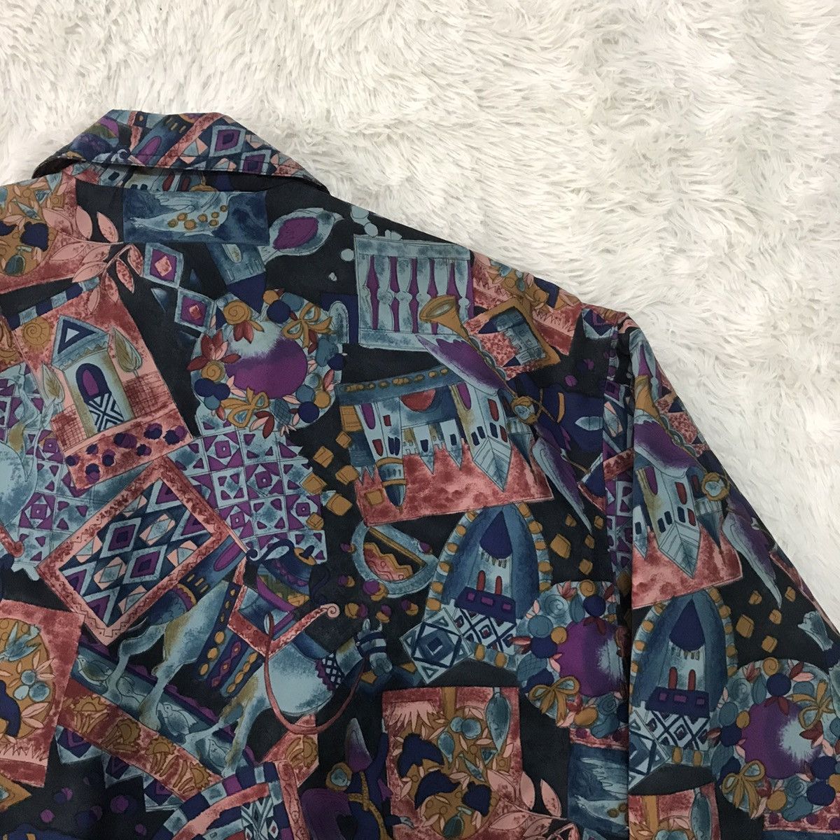 Japanese Brand Crazy Doll Full Printed Cozy Art Jacket Size US M / EU 48-50 / 2 - 10 Thumbnail