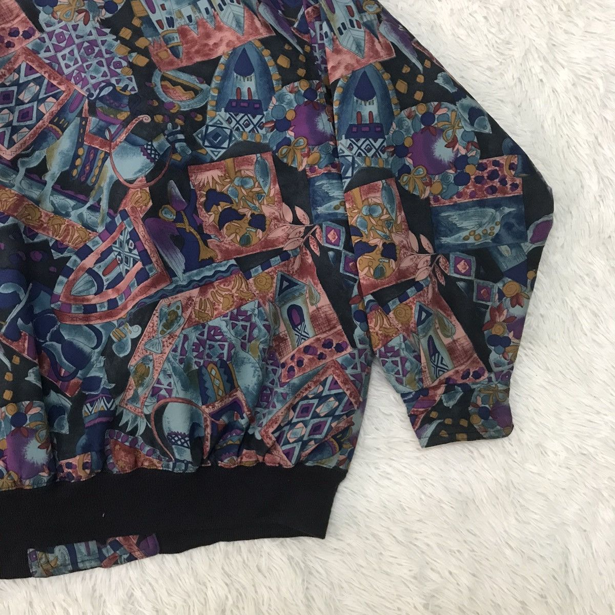 Japanese Brand Crazy Doll Full Printed Cozy Art Jacket Size US M / EU 48-50 / 2 - 9 Thumbnail