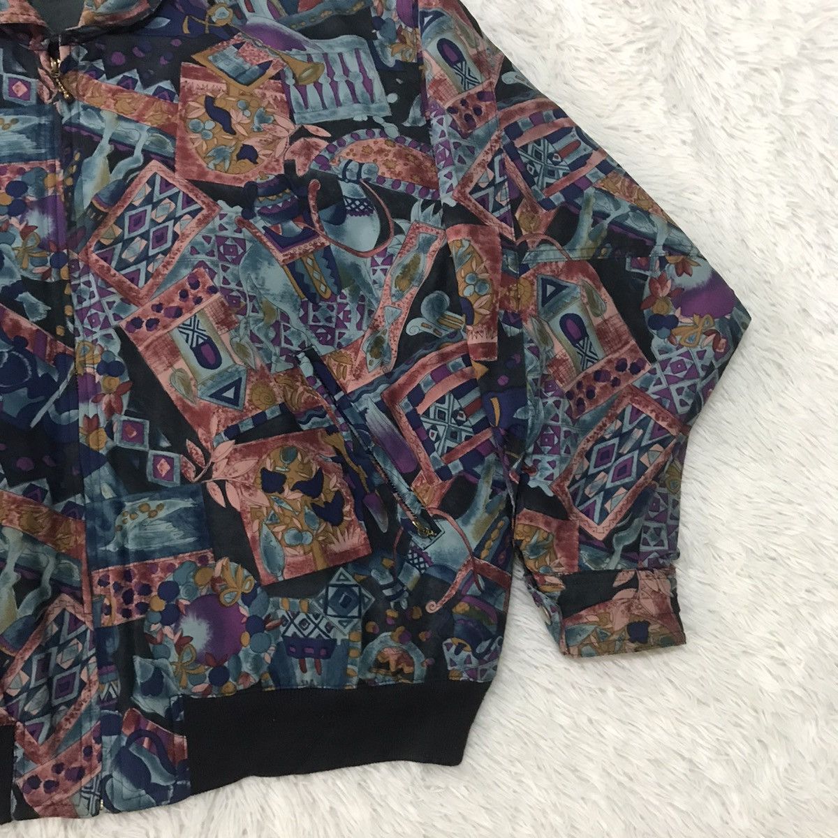 Japanese Brand Crazy Doll Full Printed Cozy Art Jacket Size US M / EU 48-50 / 2 - 4 Thumbnail