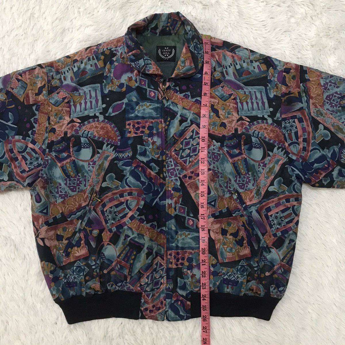 Japanese Brand Crazy Doll Full Printed Cozy Art Jacket Size US M / EU 48-50 / 2 - 20 Thumbnail