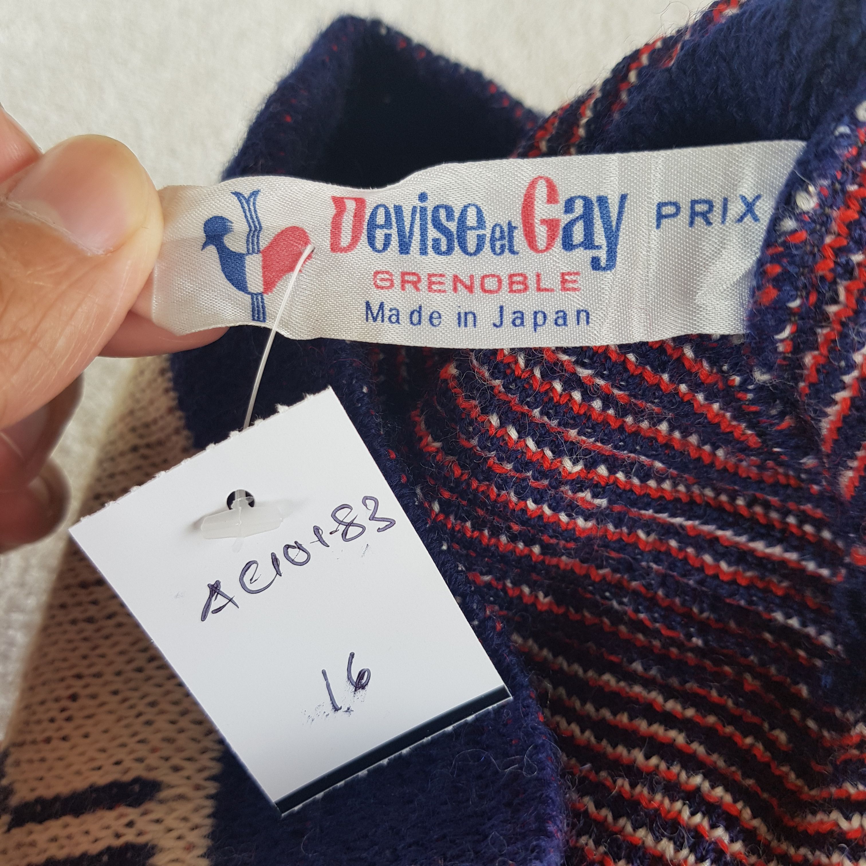 Japanese Brand × Vintage Devise et Gay Beanie Snow Cap Japanese Hats - AC10183. Size ONE SIZE - 7 Thumbnail