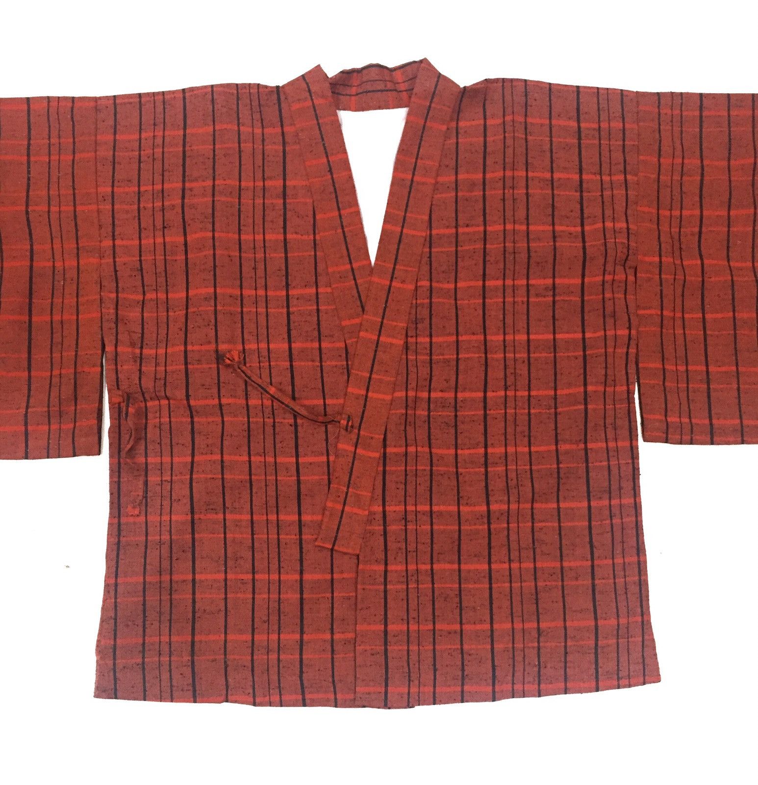 Japanese Brand Japanese Traditional Hanten Plaid Tartan Kimono Japan Style Size US XL / EU 56 / 4 - 2 Thumbnail