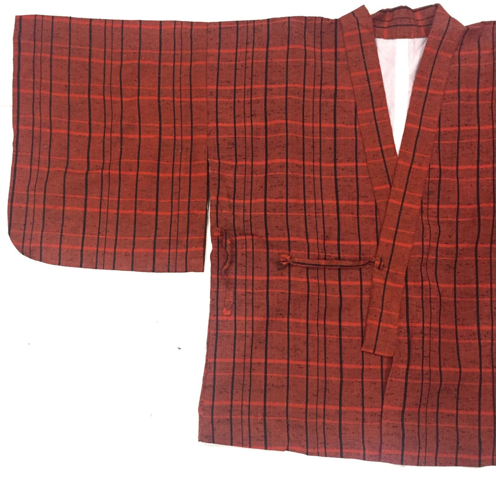 Japanese Brand Japanese Traditional Hanten Plaid Tartan Kimono Japan Style Size US XL / EU 56 / 4 - 6 Thumbnail