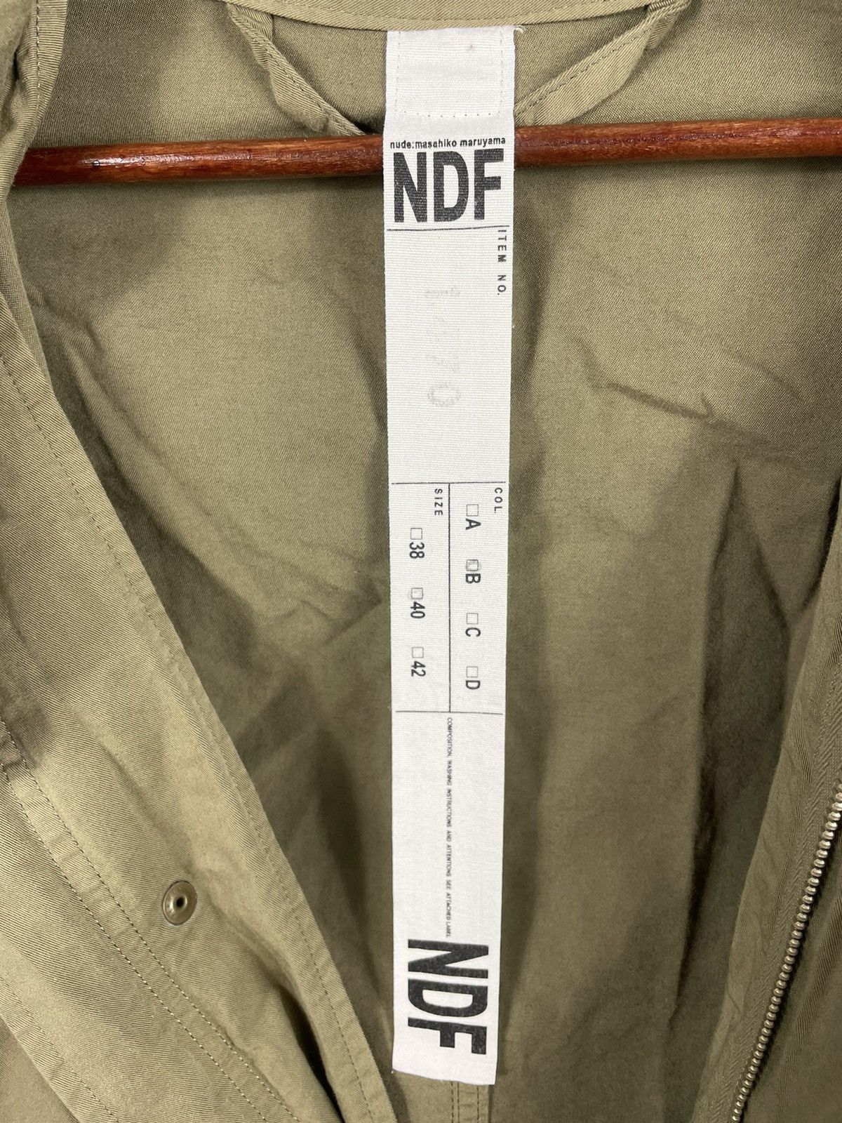 Nude: Masahiko Maruyama Nude : Masahiko Maruyama Fishtail Parka Jacket Size US M / EU 48-50 / 2 - 17 Thumbnail