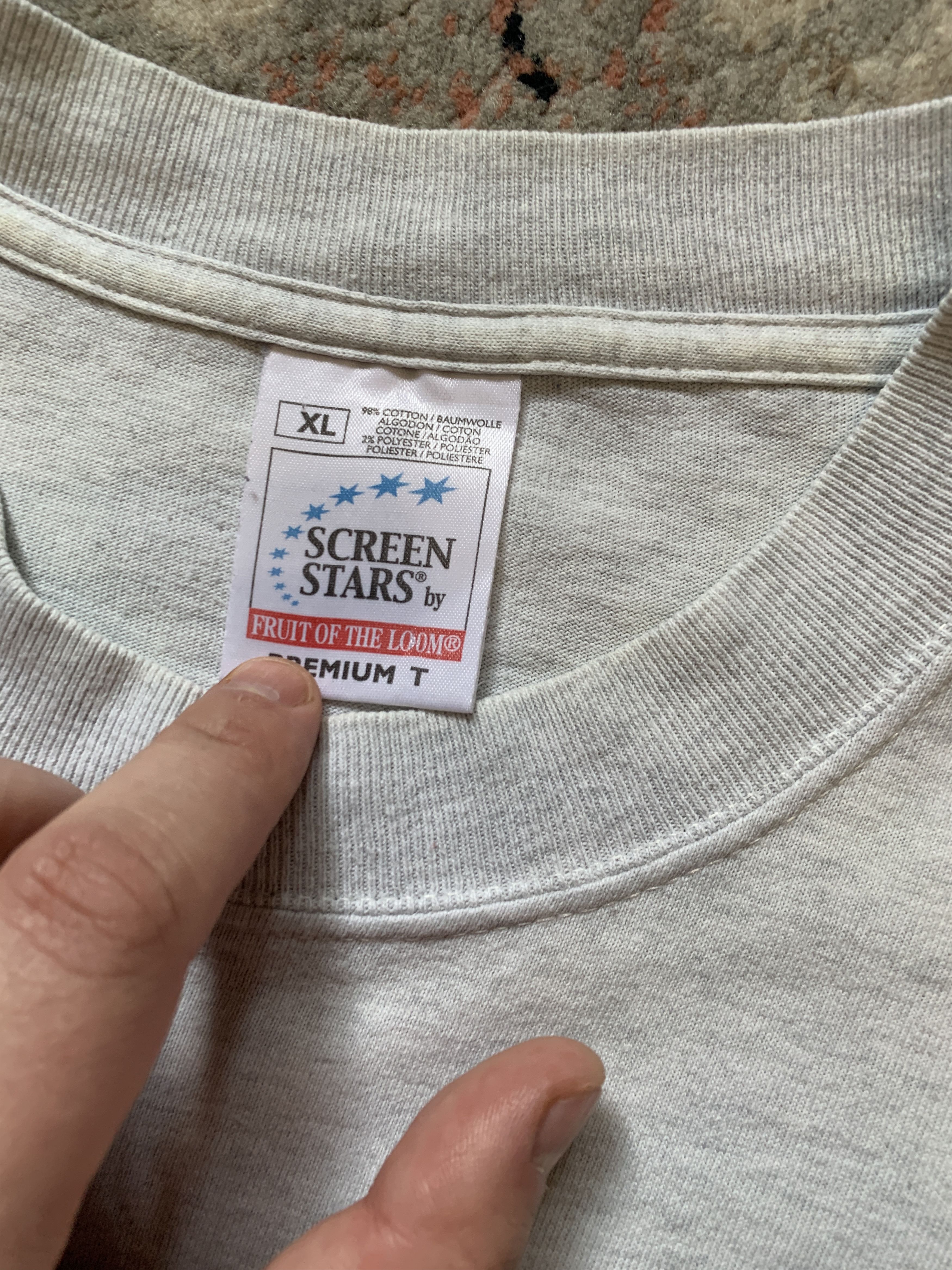 Fruit Of The Loom Vintage Original Screen Star Tee Size US XL / EU 56 / 4 - 8 Thumbnail