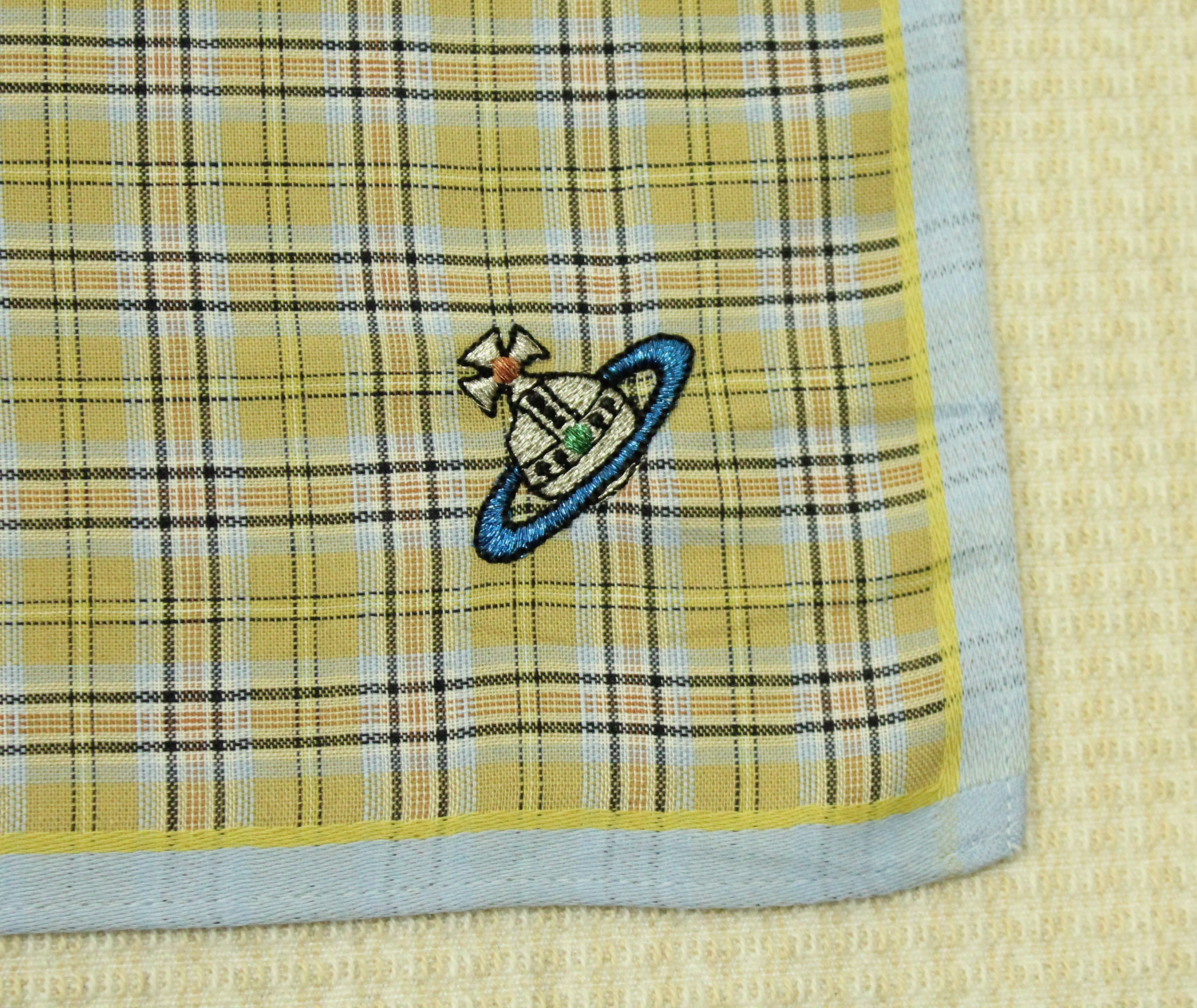 Vintage × Vivienne Westwood VIVIENNE WESTWOOD Handkerchief Neckerchief Bandana Check Size ONE SIZE - 2 Thumbnail