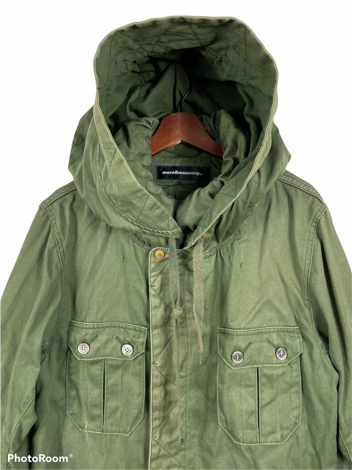Issey Miyake 🔥Issey Miyake Military Hooded Parka Jacket🔥 Size US L / EU 52-54 / 3 - 7 Thumbnail