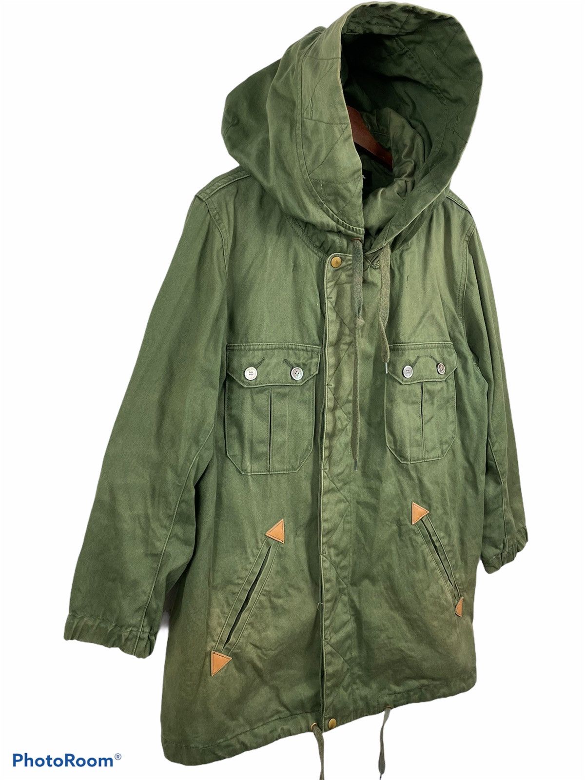 Issey Miyake 🔥Issey Miyake Military Hooded Parka Jacket🔥 Size US L / EU 52-54 / 3 - 8 Thumbnail