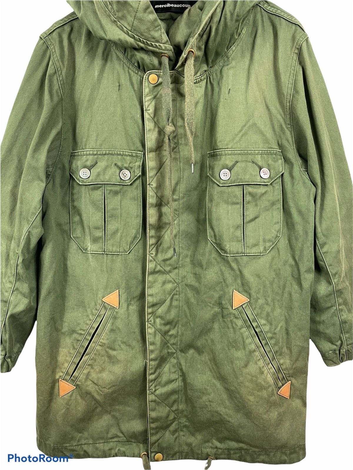 Issey Miyake 🔥Issey Miyake Military Hooded Parka Jacket🔥 Size US L / EU 52-54 / 3 - 4 Thumbnail