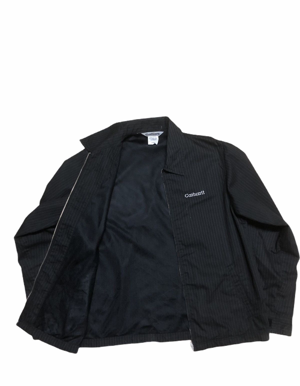 Carhartt × Carhartt Wip Streetwear Black Striped Cotton Carhartt Wip Size US L / EU 52-54 / 3 - 3 Thumbnail
