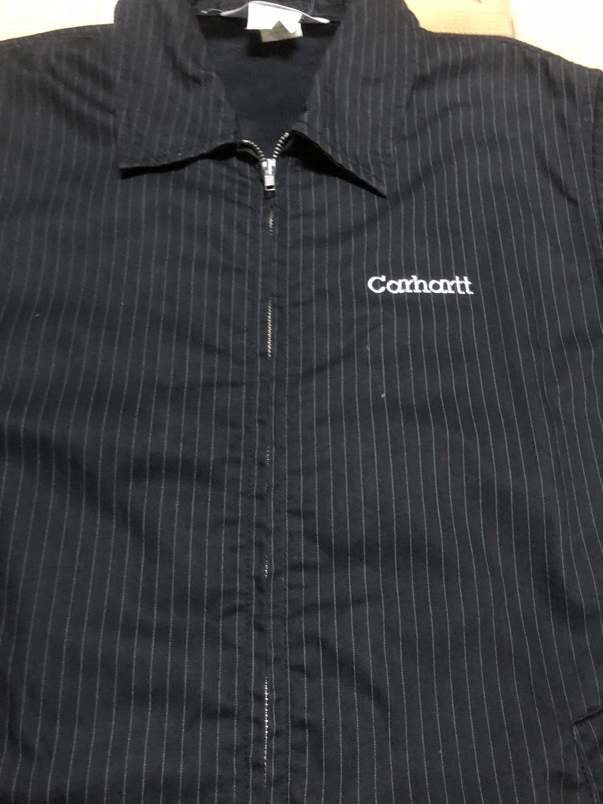 Carhartt × Carhartt Wip Streetwear Black Striped Cotton Carhartt Wip Size US L / EU 52-54 / 3 - 8 Thumbnail