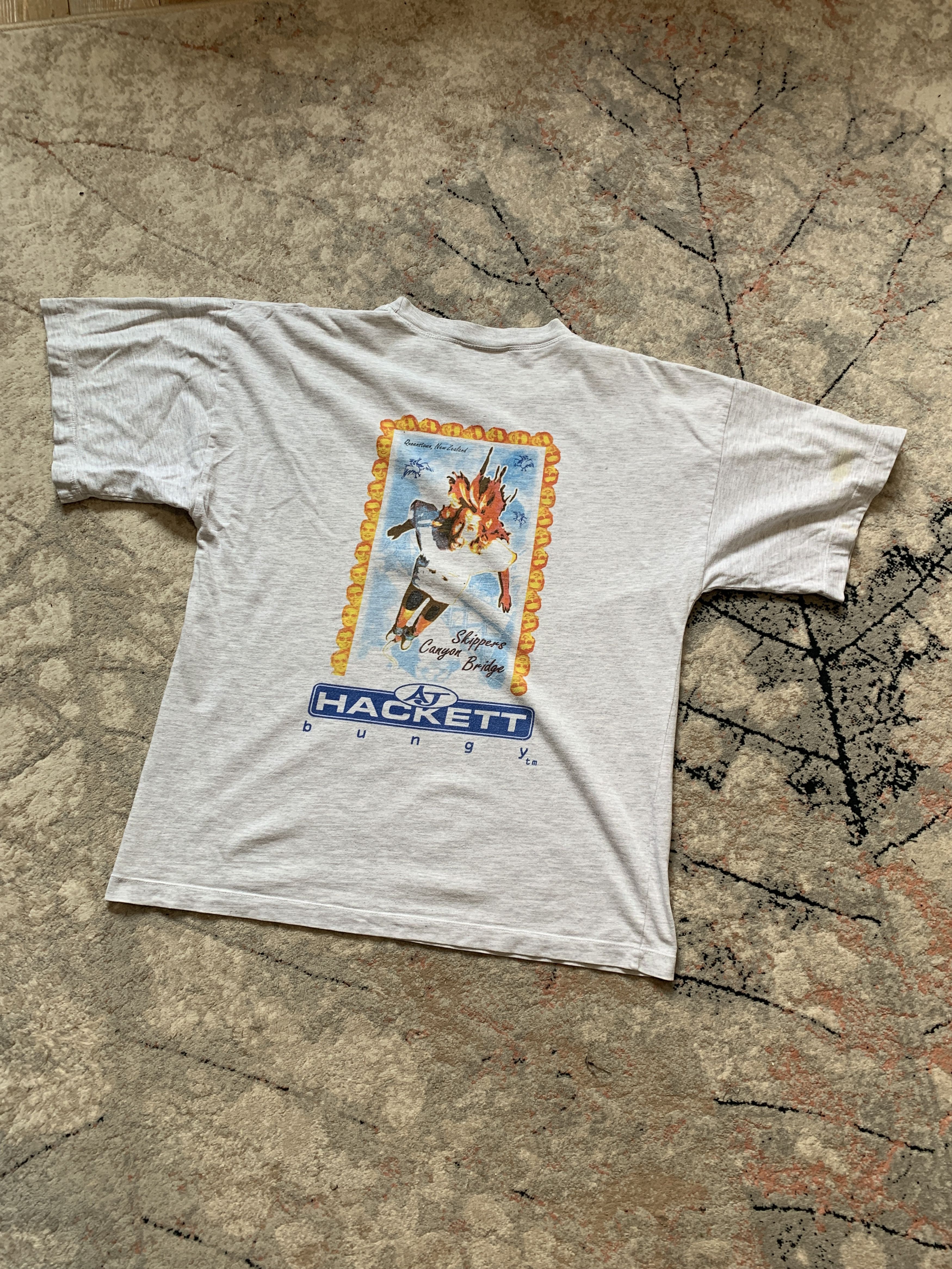Hackett AJ Hackett Bungy Vintage Tee Size US L / EU 52-54 / 3 - 1 Thumbnail
