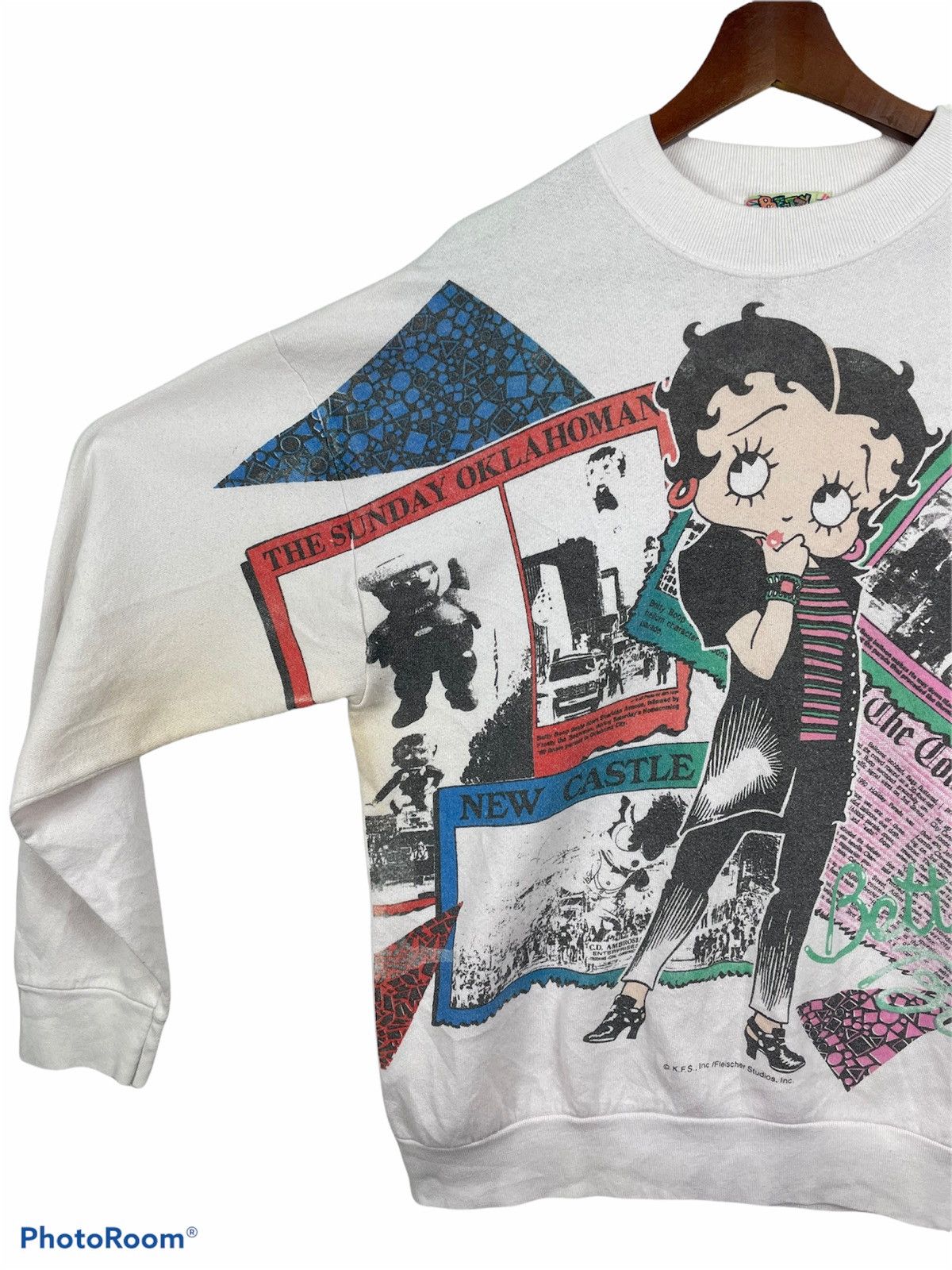 Cartoon Network Vintage 90’s Betty Boop Sweatshirt Size US L / EU 52-54 / 3 - 3 Thumbnail