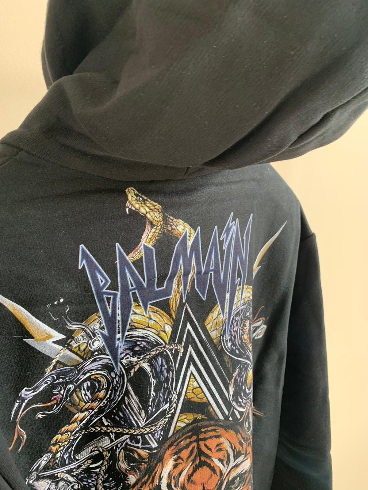 Balmain Lion & Serpent Multi Zip Hoodie in Black Size US S / EU 44-46 / 1 - 11 Thumbnail