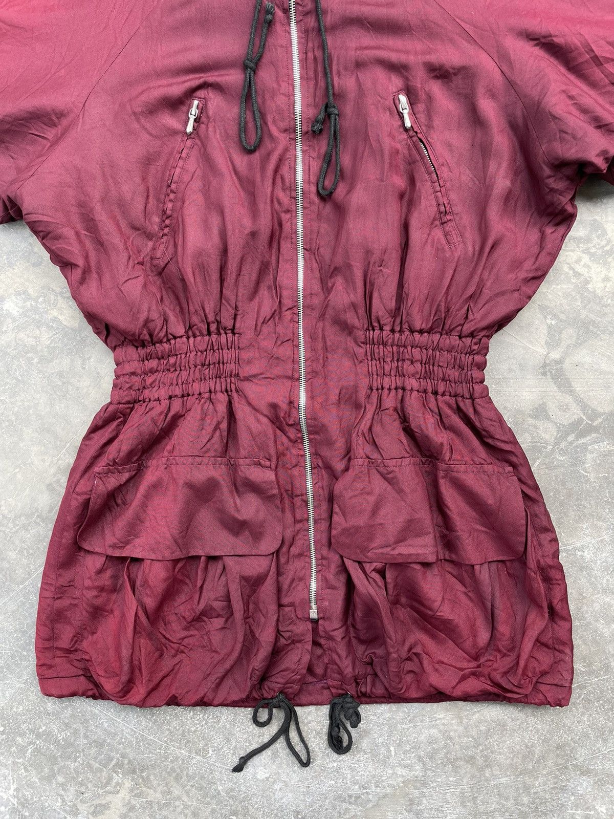 Katharine Hamnett London 🔥90’s Katharine Hamnett London Silk Hoodie Parka🔥 Size M / US 6-8 / IT 42-44 - 6 Thumbnail