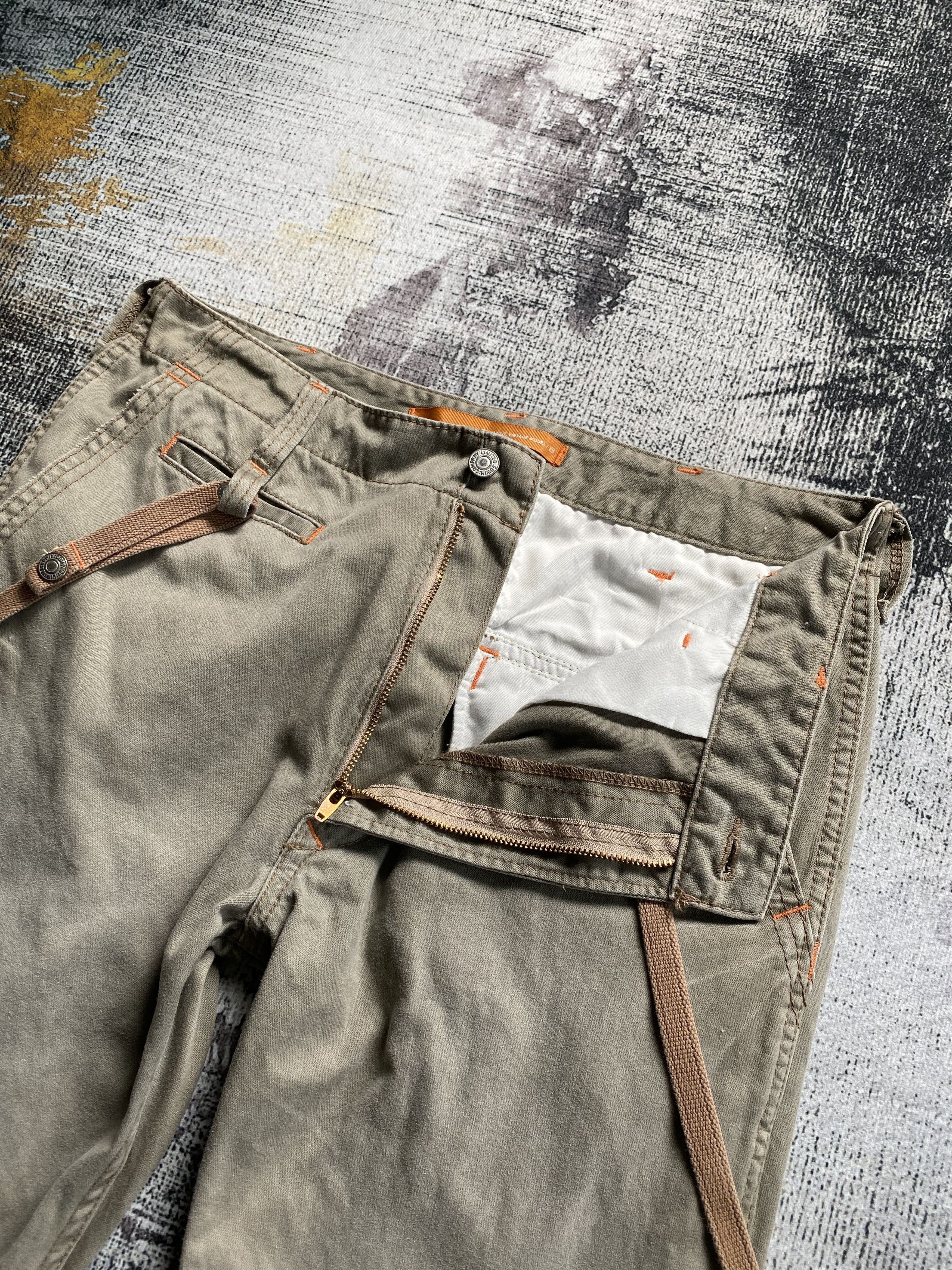 Japanese Brand SICKS💥Edwin Exclusive Utility Multi Pocket Flare Bondage Size US 32 / EU 48 - 8 Thumbnail