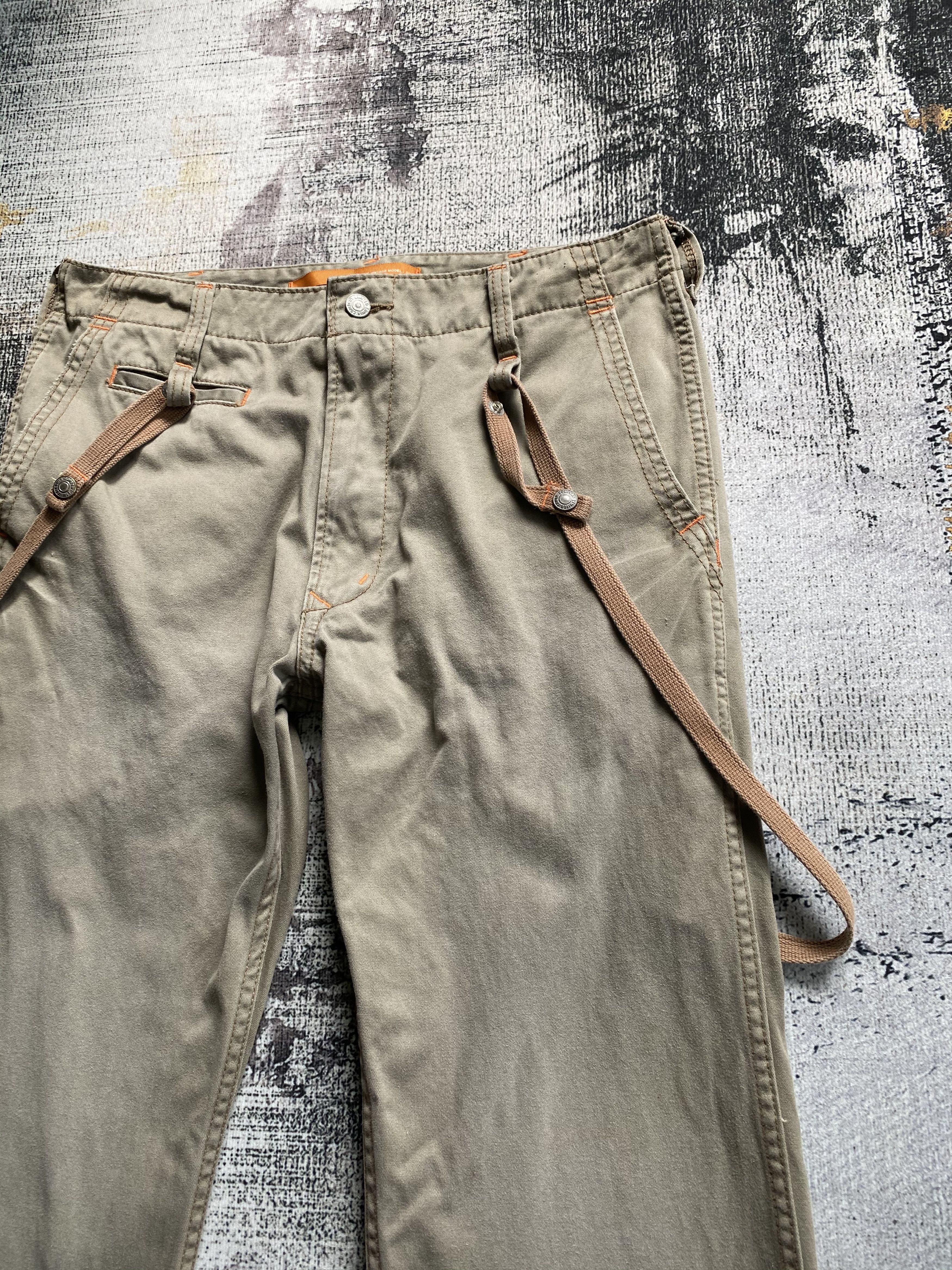 Japanese Brand SICKS💥Edwin Exclusive Utility Multi Pocket Flare Bondage Size US 32 / EU 48 - 6 Thumbnail