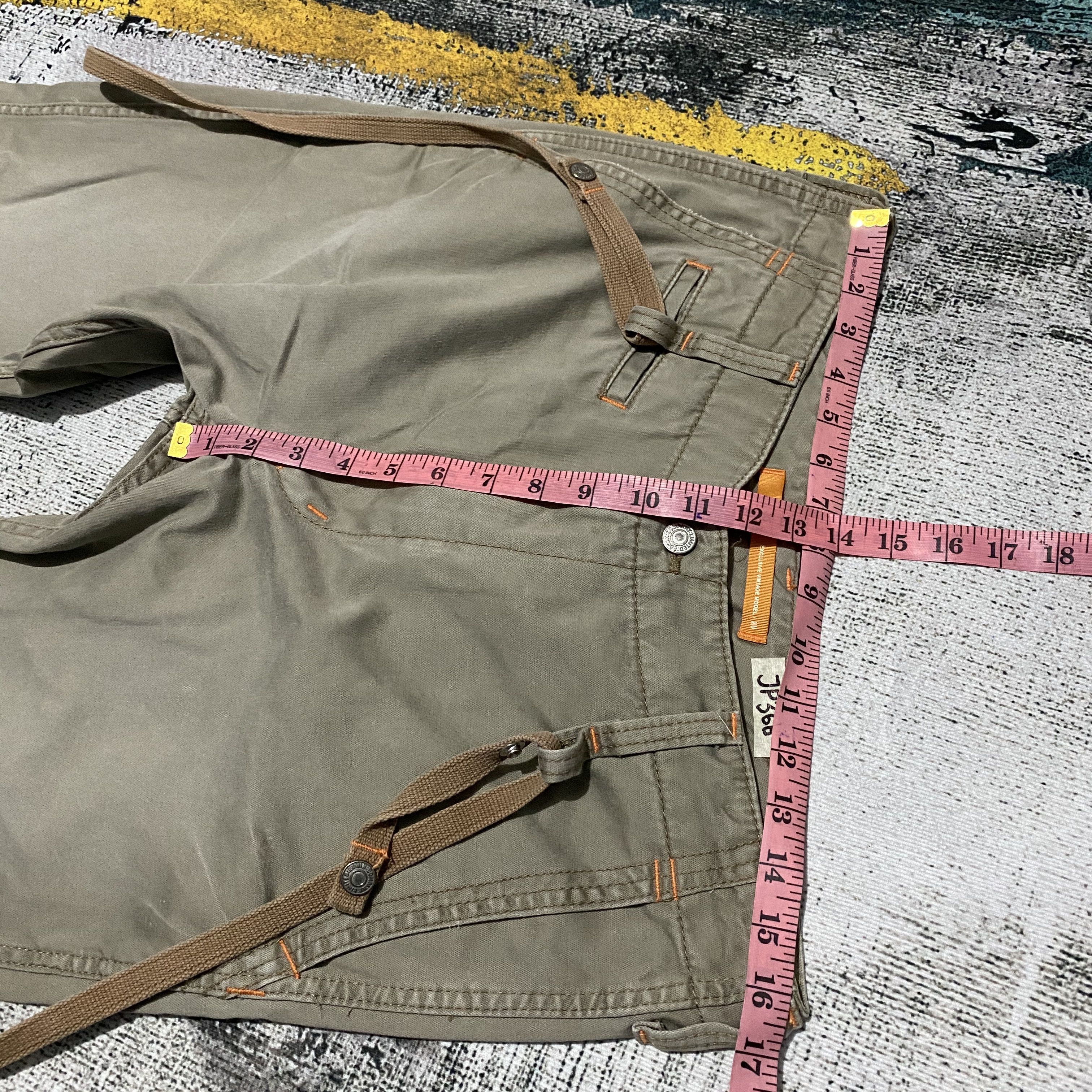 Japanese Brand SICKS💥Edwin Exclusive Utility Multi Pocket Flare Bondage Size US 32 / EU 48 - 15 Thumbnail