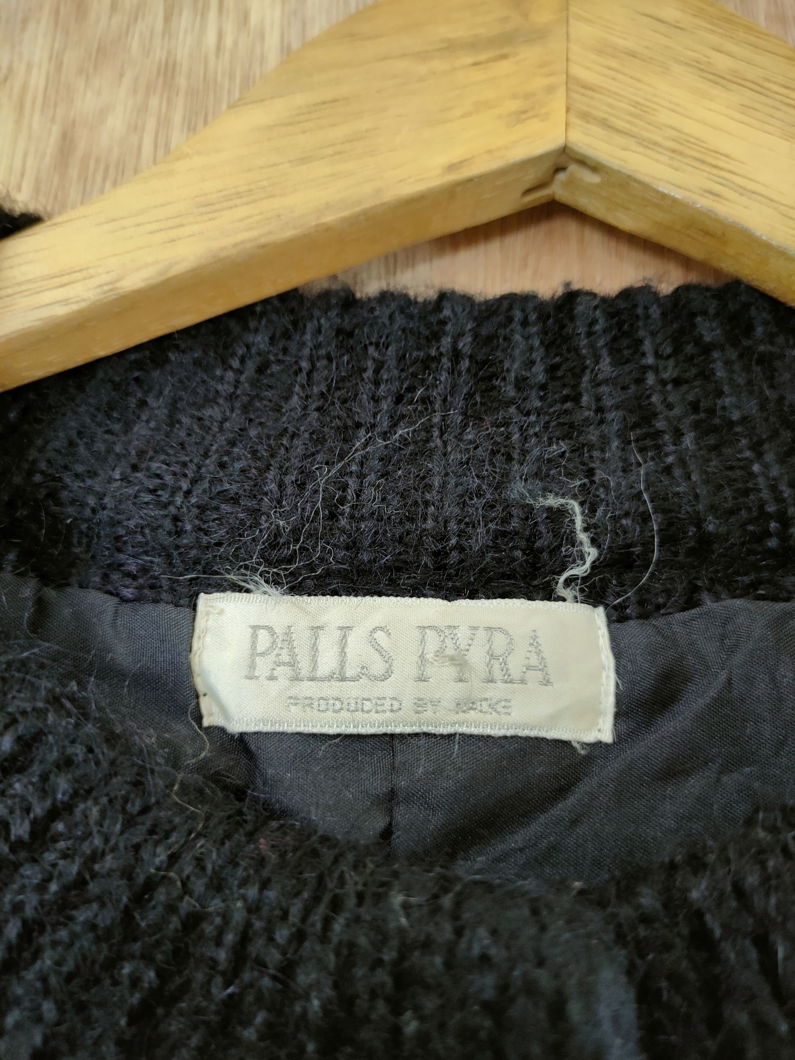 Grailed Palls Pyra cardigan black shag shaggy mohair japan #46-675 Size XL / US 12-14 / IT 48-50 - 6 Thumbnail