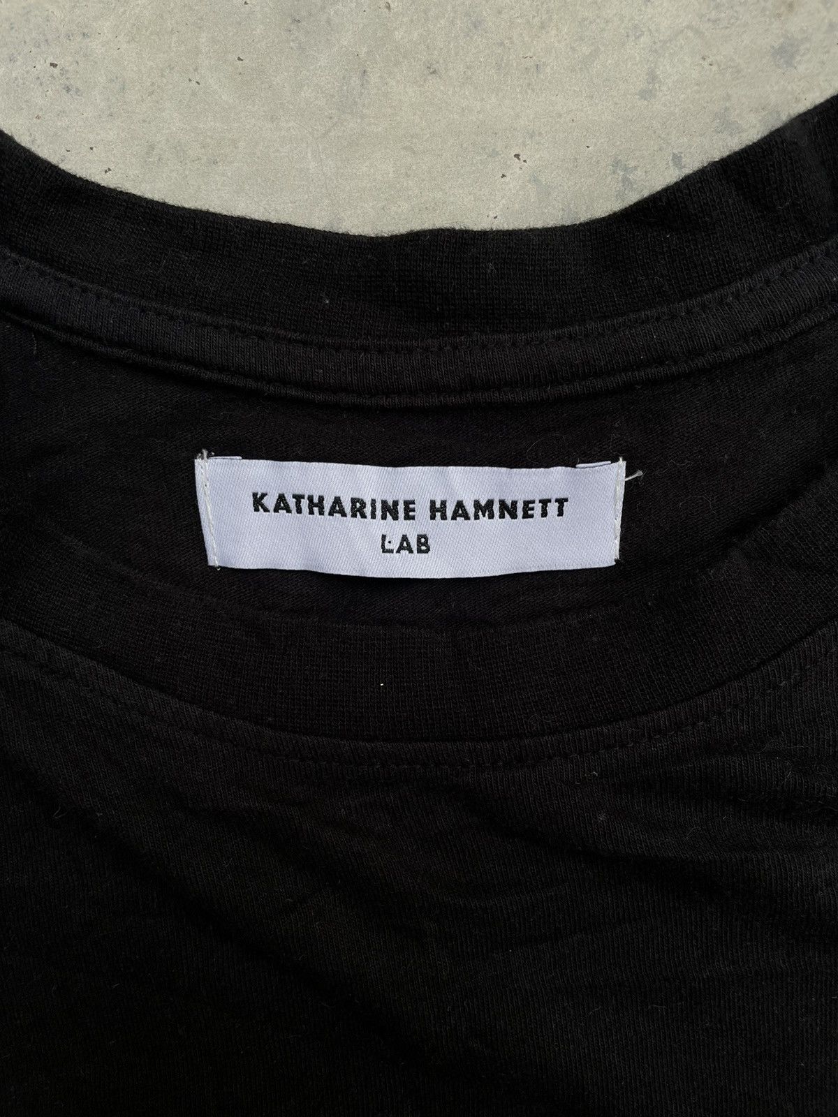 Katharine Hamnett London 🔥KATHARINE HAMNETT LAB BLACKED TSHIRT🔥 Size US XL / EU 56 / 4 - 7 Thumbnail