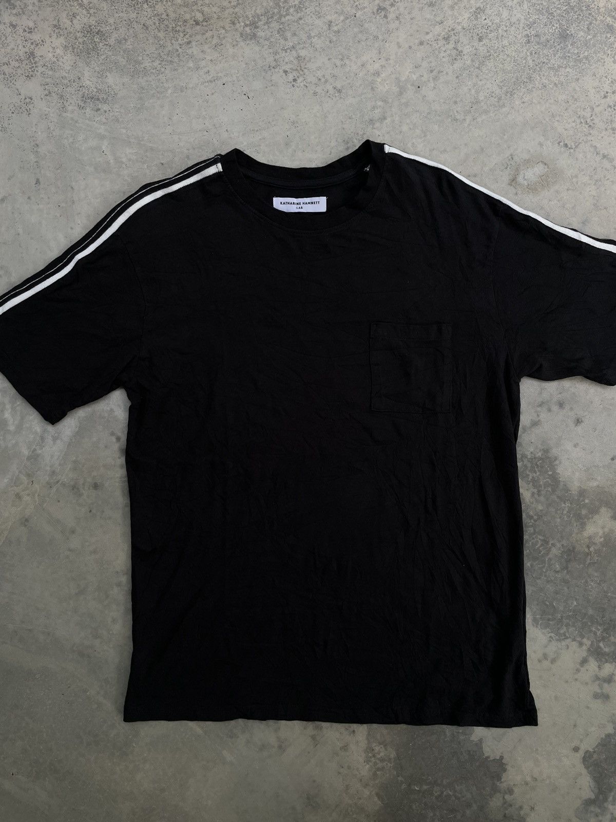 Katharine Hamnett London 🔥KATHARINE HAMNETT LAB BLACKED TSHIRT🔥 Size US XL / EU 56 / 4 - 2 Thumbnail