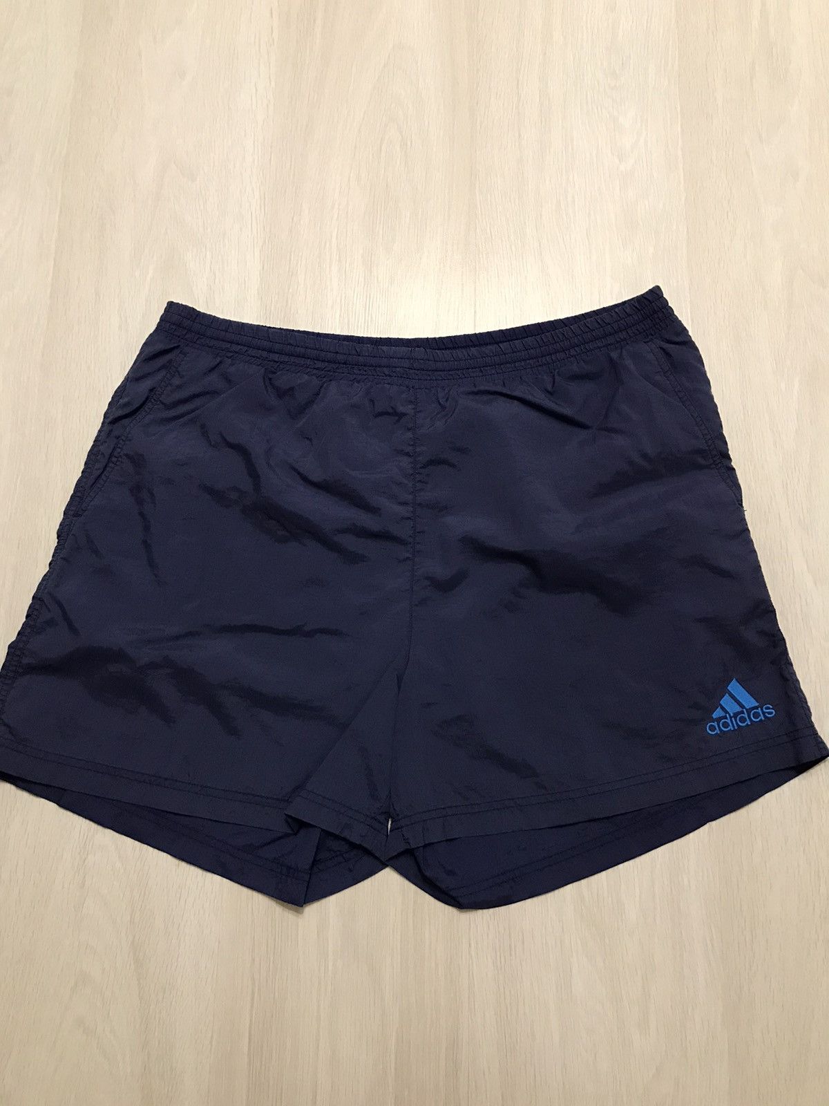 Adidas Vintage Nylon Adidas Shorts 2 big logo size 34” Size US 34 / EU 50 - 2 Thumbnail