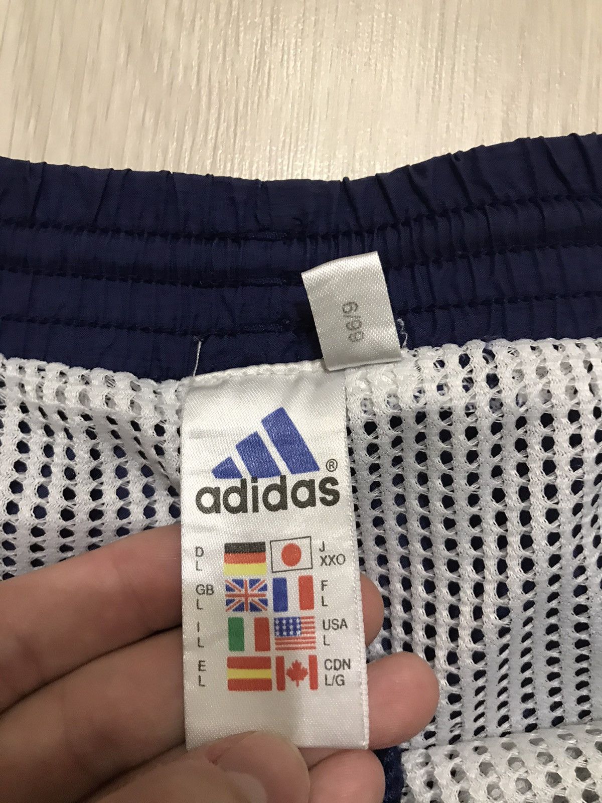Adidas Vintage Nylon Adidas Shorts 2 big logo size 34” Size US 34 / EU 50 - 7 Thumbnail