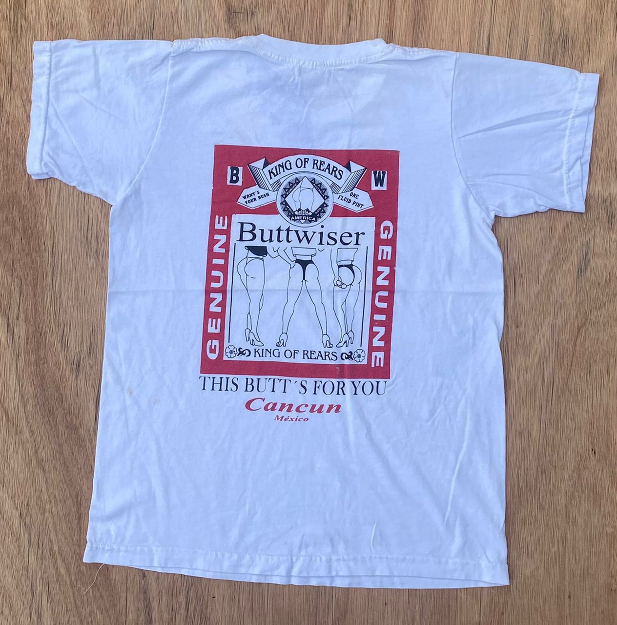 Budweiser × Vintage Vintage Tee D - 10 budweiser parody buttweiser Size US M / EU 48-50 / 2 - 1 Thumbnail