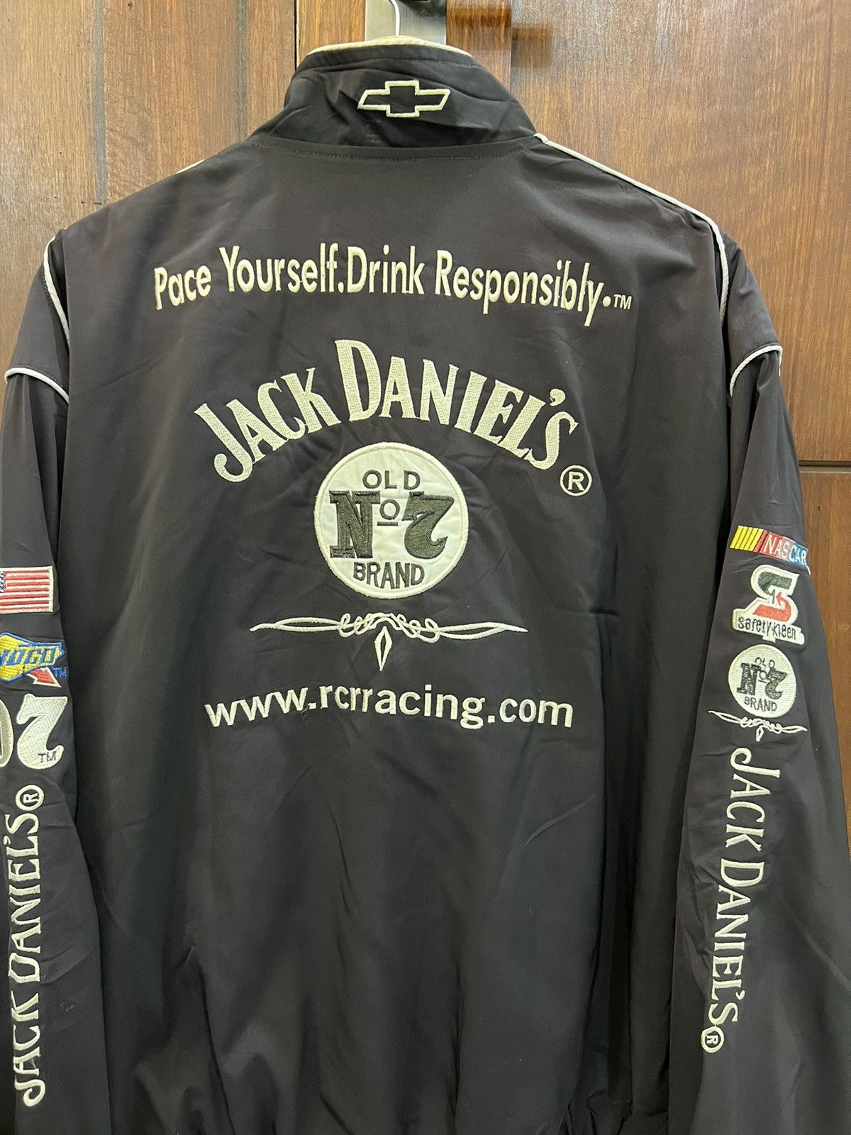 NASCAR Jack Daniel Nascar RCR Racing Jacket Size US XL / EU 56 / 4 - 7 Thumbnail