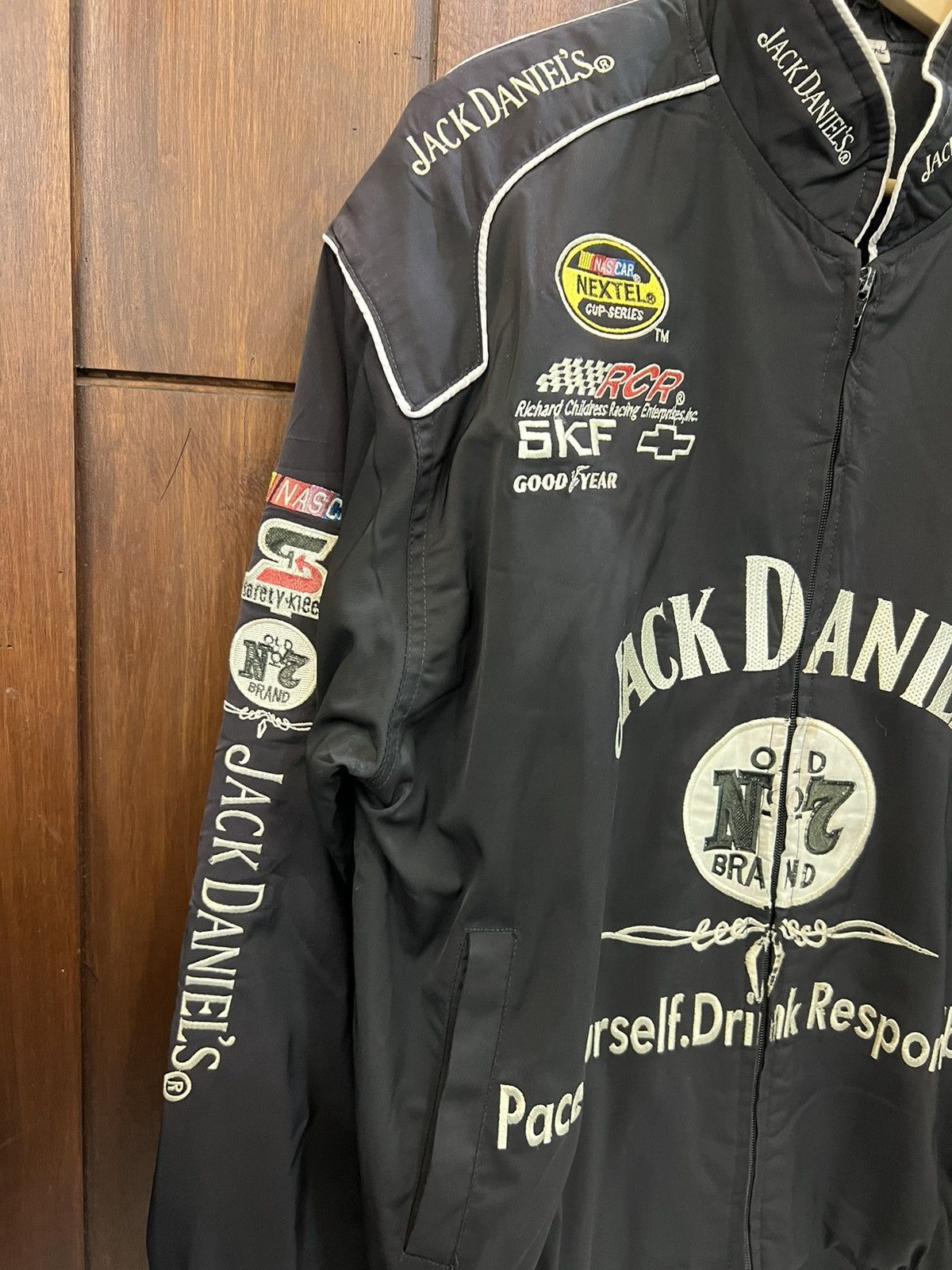 NASCAR Jack Daniel Nascar RCR Racing Jacket Size US XL / EU 56 / 4 - 4 Thumbnail