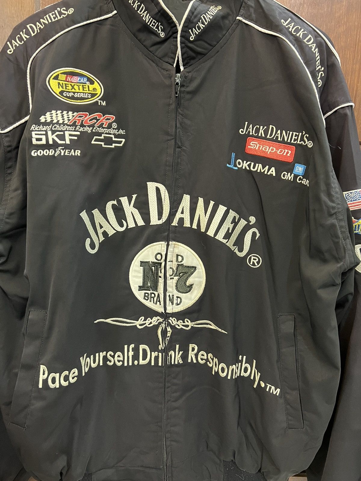 NASCAR Jack Daniel Nascar RCR Racing Jacket Size US XL / EU 56 / 4 - 3 Thumbnail