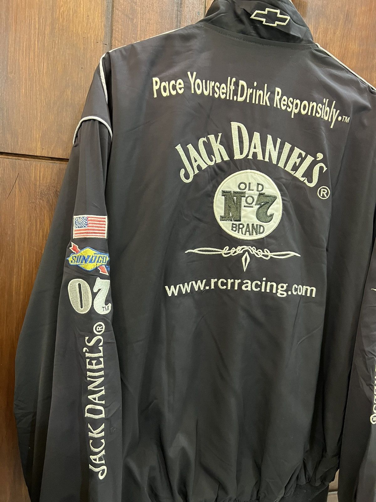 NASCAR Jack Daniel Nascar RCR Racing Jacket Size US XL / EU 56 / 4 - 9 Thumbnail