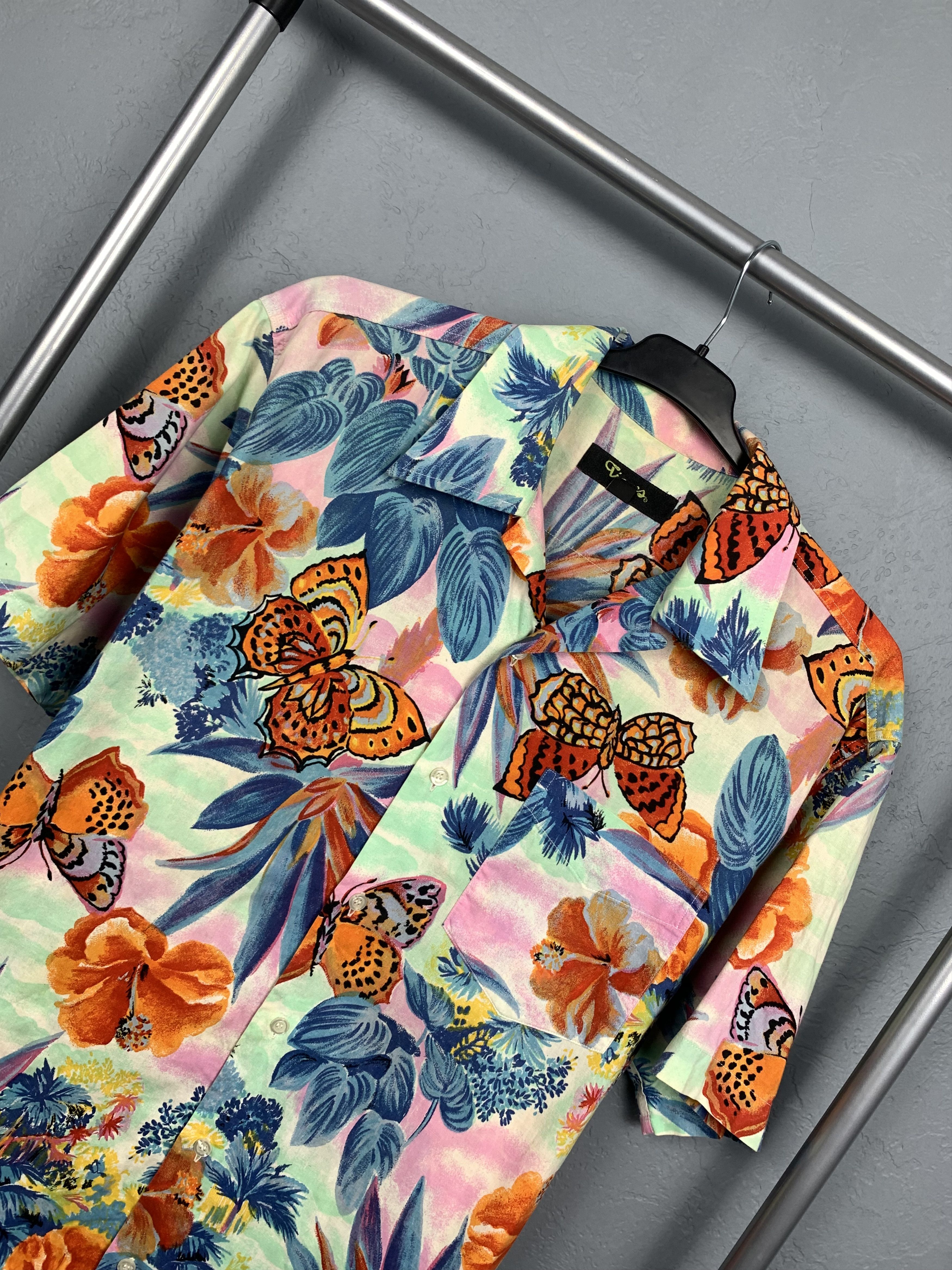 Vintage Vintage Hawaiian Shirt Full Floral Printed Size US L / EU 52-54 / 3 - 2 Thumbnail