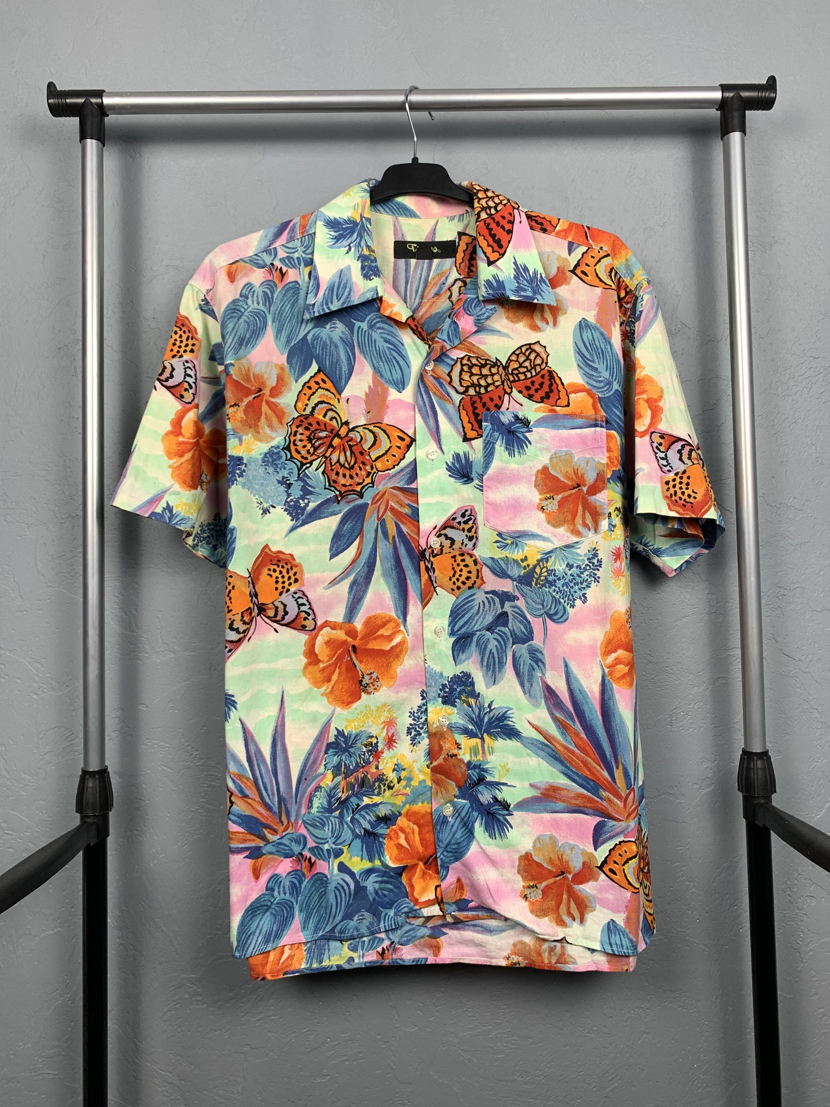 Vintage Vintage Hawaiian Shirt Full Floral Printed Size US L / EU 52-54 / 3 - 1 Thumbnail