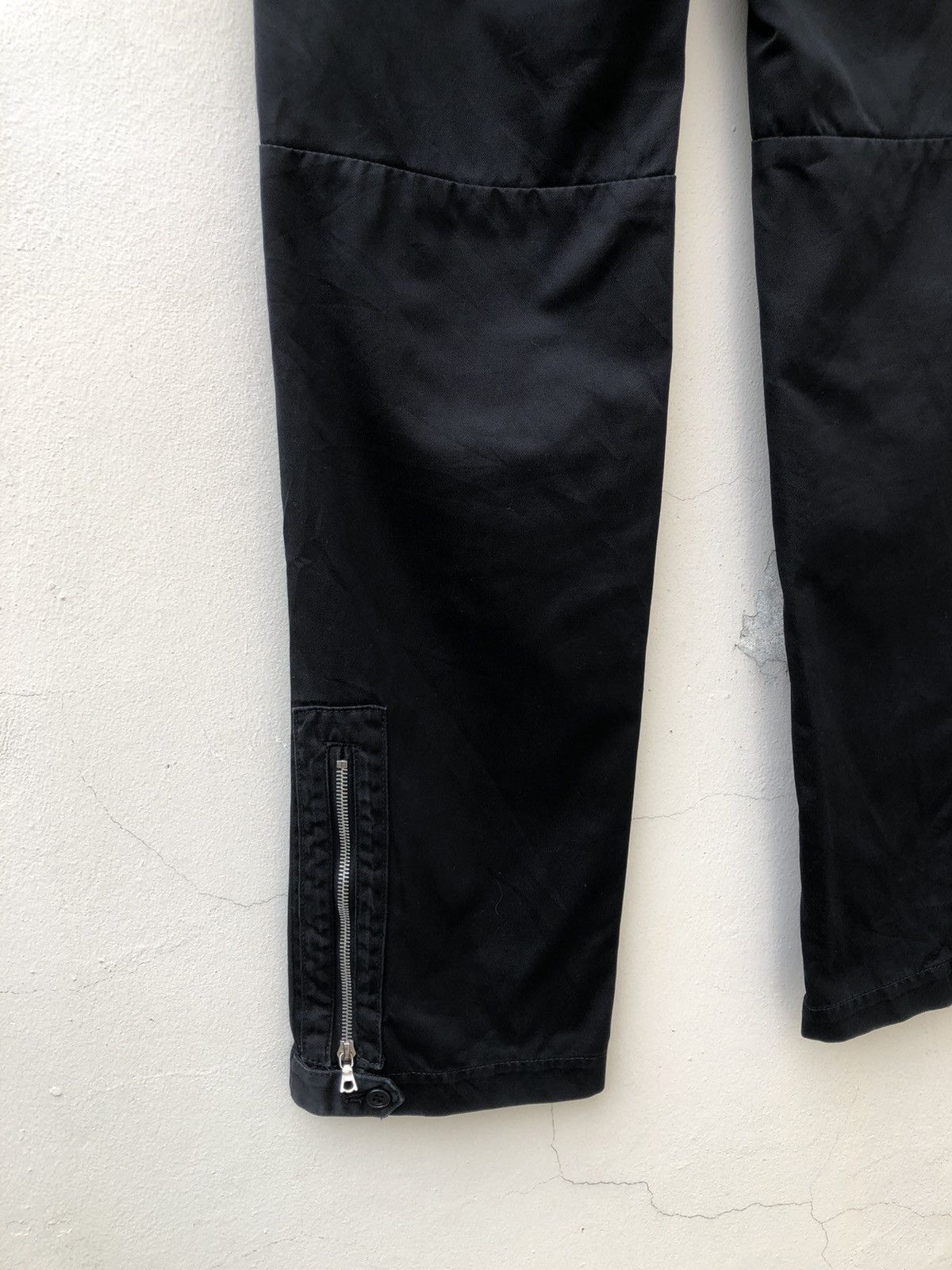 Vintage ARTISAN Japan Hybrid Leather Cotton Tactical Trouser Pant Size US 30 / EU 46 - 17 Thumbnail