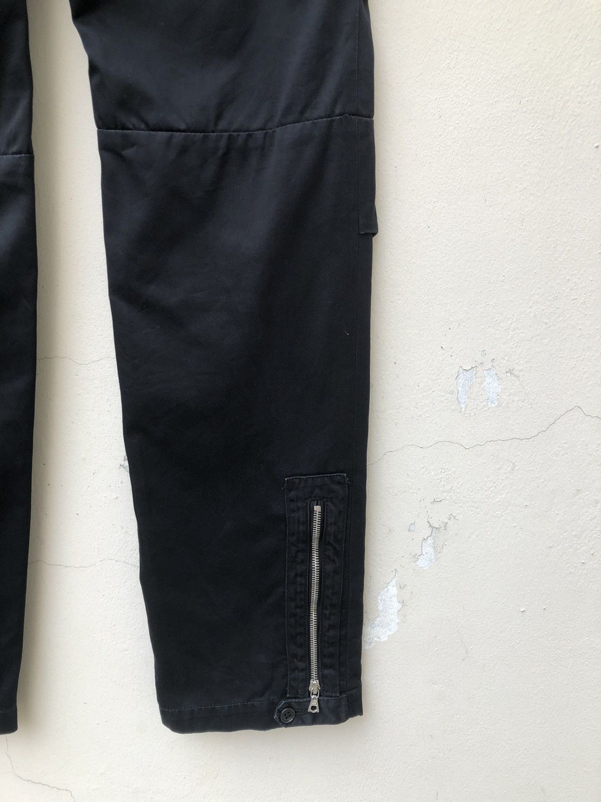 Vintage ARTISAN Japan Hybrid Leather Cotton Tactical Trouser Pant Size US 30 / EU 46 - 22 Thumbnail