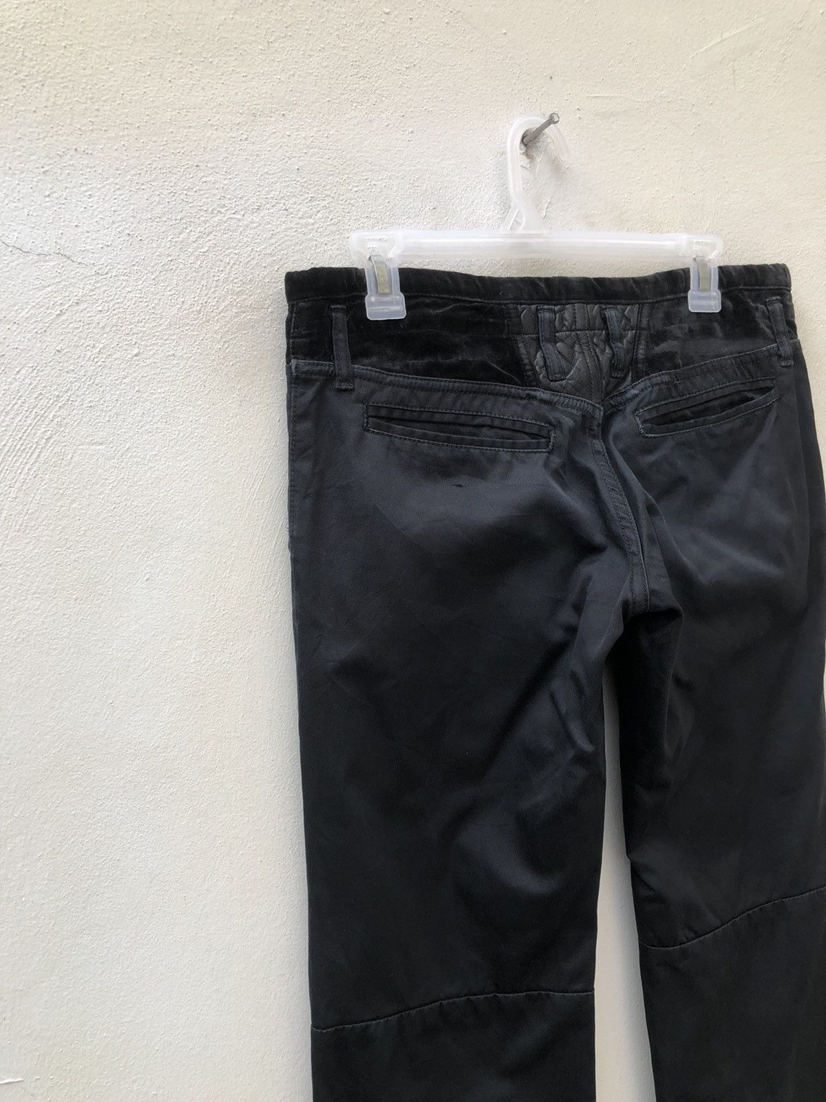 Vintage ARTISAN Japan Hybrid Leather Cotton Tactical Trouser Pant Size US 30 / EU 46 - 15 Thumbnail