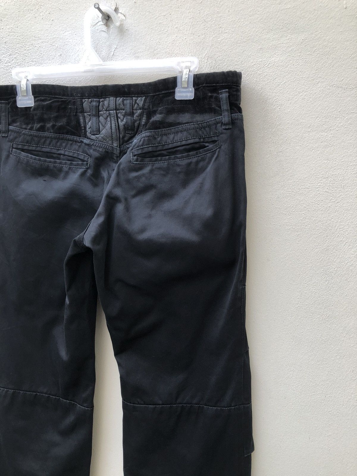 Vintage ARTISAN Japan Hybrid Leather Cotton Tactical Trouser Pant Size US 30 / EU 46 - 20 Thumbnail