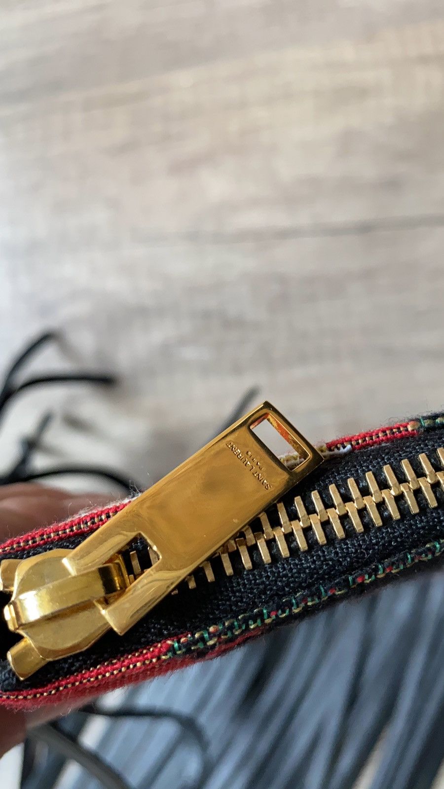 Hedi Slimane × Saint Laurent Paris × Yves Saint Laurent Saint Laurent Fringe Clutch Size ONE SIZE - 4 Thumbnail