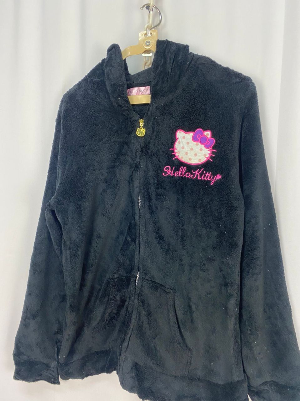 Japanese Brand Hello kitty velvet zipper hoodie Size M / US 6-8 / IT 42-44 - 6 Thumbnail