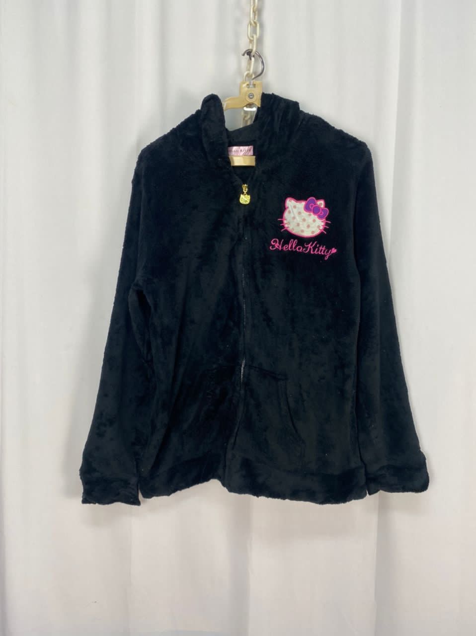 Japanese Brand Hello kitty velvet zipper hoodie Size M / US 6-8 / IT 42-44 - 7 Thumbnail