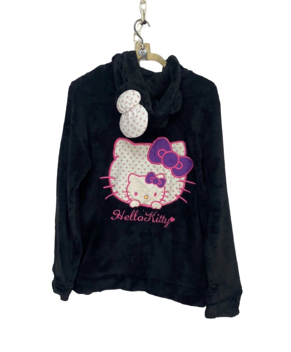 Japanese Brand Hello kitty velvet zipper hoodie Size M / US 6-8 / IT 42-44 - 2 Thumbnail